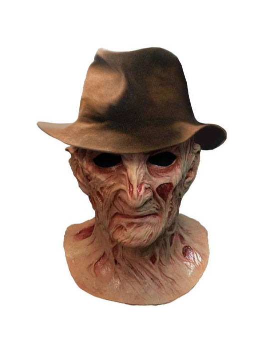 TRICK OR TREAT STUDIOS - A Nightmare on Elm Street 4 The Dream Master - DeLuxe Latex Mask with Hat Freddy Krueger