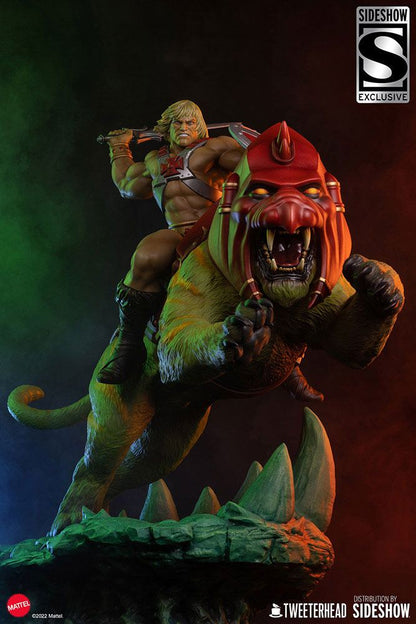 TWEETERHEAD - Masters of the Universe - Statue He-Man and Battle Cat Classic DeLuxe