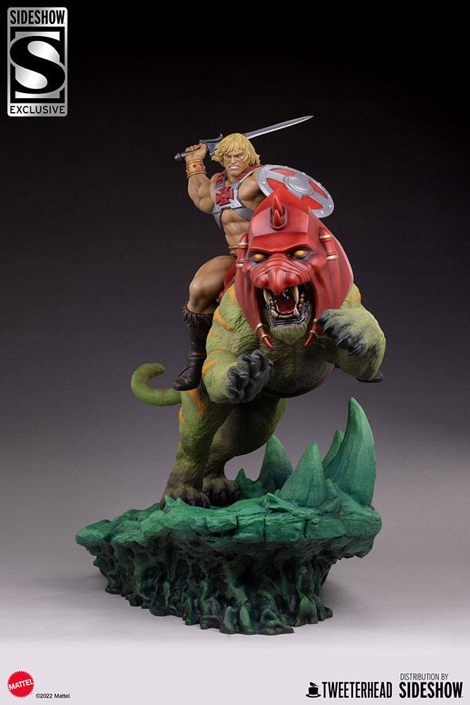 TWEETERHEAD - Masters of the Universe - Statue He-Man and Battle Cat Classic DeLuxe