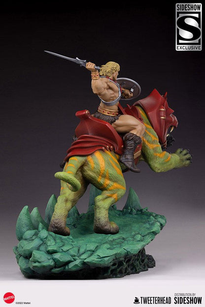 TWEETERHEAD - Masters of the Universe - Statue He-Man and Battle Cat Classic DeLuxe