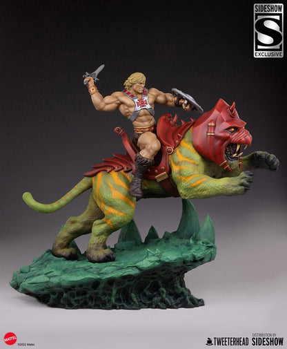 TWEETERHEAD - Masters of the Universe - Statue He-Man and Battle Cat Classic DeLuxe