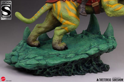 TWEETERHEAD - Masters of the Universe - Statue He-Man and Battle Cat Classic DeLuxe