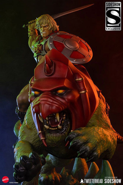 TWEETERHEAD - Masters of the Universe - Statue He-Man and Battle Cat Classic DeLuxe