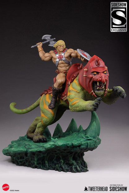 TWEETERHEAD - Masters of the Universe - Statue He-Man and Battle Cat Classic DeLuxe