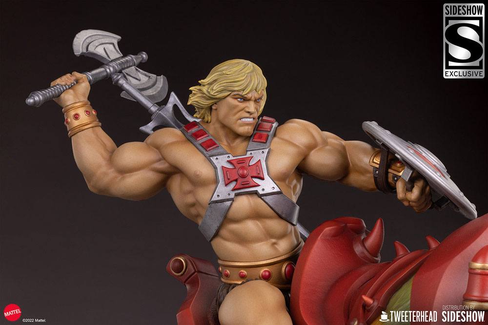 TWEETERHEAD - Masters of the Universe - Statue He-Man and Battle Cat Classic DeLuxe
