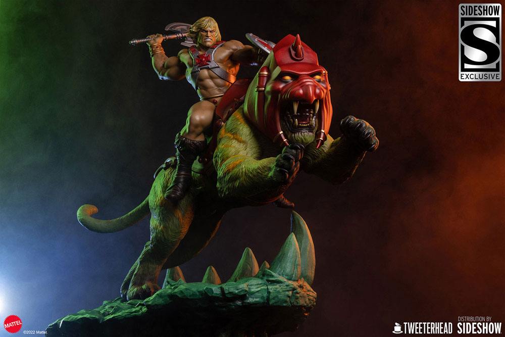 TWEETERHEAD - Masters of the Universe - Statue He-Man and Battle Cat Classic DeLuxe