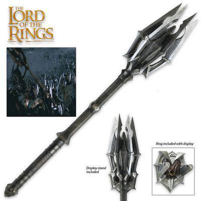 UNITED CUTLERY - The Lord of the Rings - Mace oof Sauron with One Ring Replica 1:1