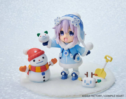 VERTEX - Hyperdimension Neptunia Statue Dekachicchia Snow Nep Fuwafuwa Ver 18 cm