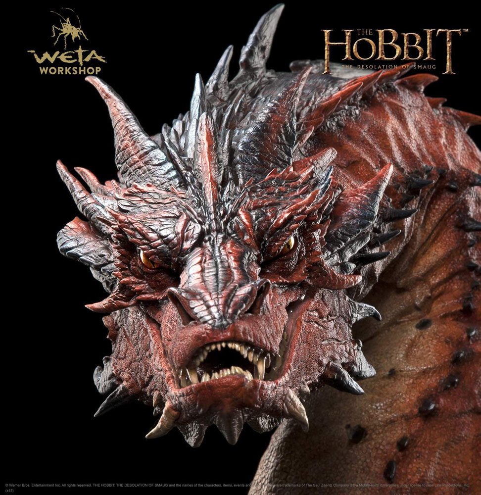 WETA - The Hobbit The Desolation of Smaug Bust Smaug