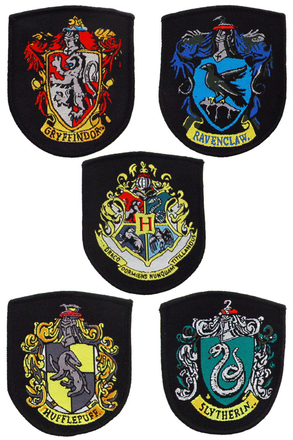 CINEREPLICAS - Harry Potter Patches 5 Pack House Crests