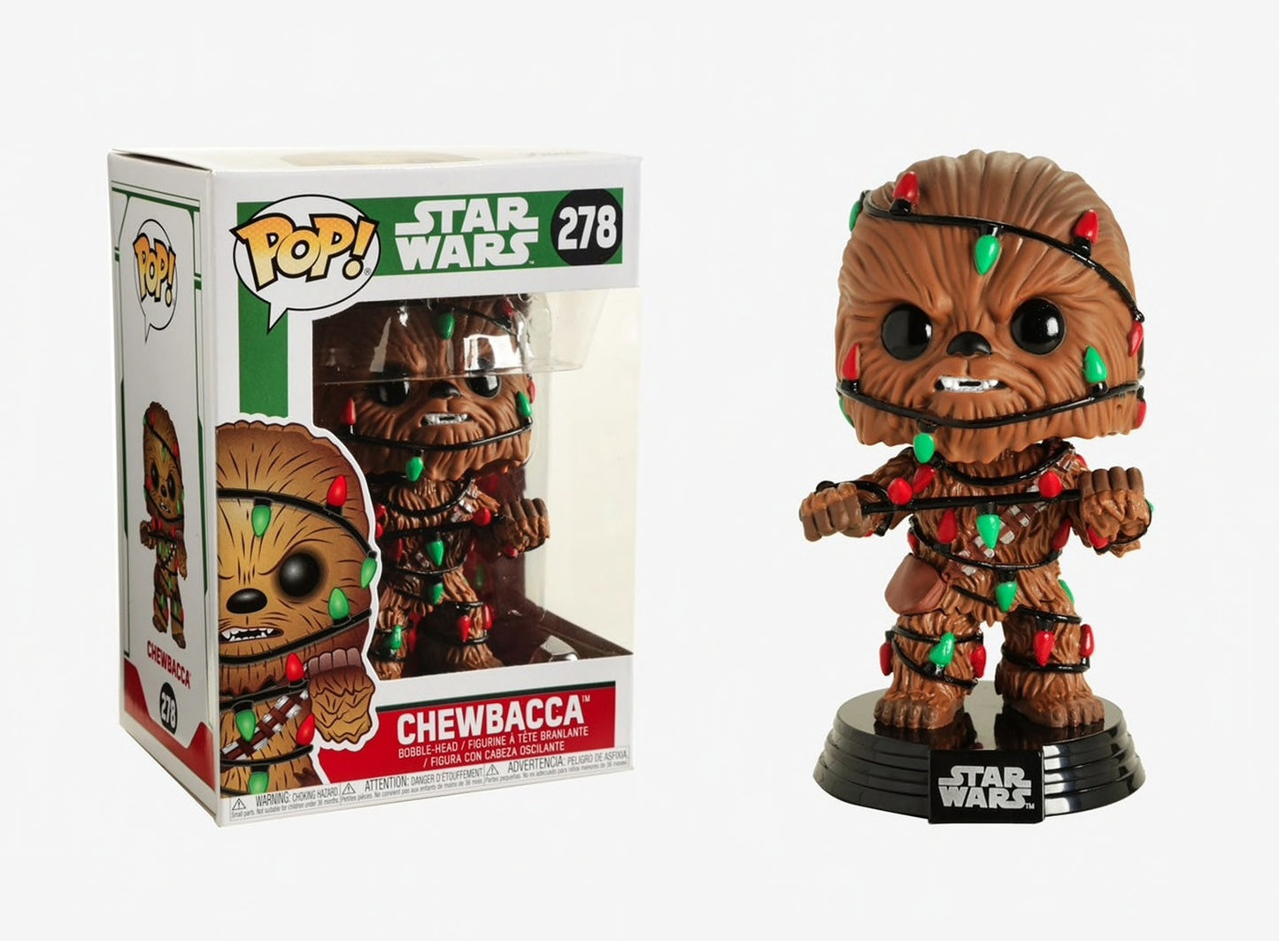 FUNKO - POP! Star Wars Holiday Chewbacca with Lights #278